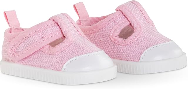 The Corolle Baby Doll Pink Sneakers Outfit Accessory - Mon Grand Poupon Baby Doll Clothes and Accessories fit 14" Dolls, for Kids Ages 3 Years and up