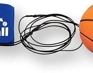 The Return Ball - Basketball - Fun Single Player Toy for Indoor or Outdoor Play - Wrist Rebound Ball Fun for Friends and Family - Great as a Gift or a Present - Improve Coordination and Reaction Time