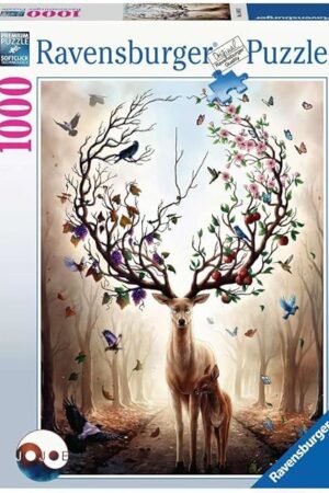 The Ravensburger Fantasy Magical Deer 1000 Piece Jigsaw Puzzle for Adults and Kids Age 12 Years Up