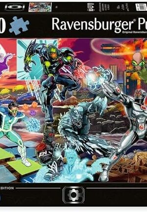 The Ravensburger DC Collector's Edition - Cyborg 1000 Piece Jigsaw Puzzle | Unique Softclick Technology | Dynamic Artwork | Perfect for DC Fans