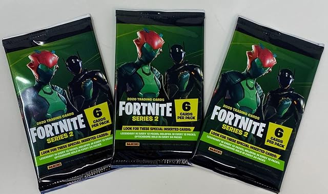 The 2020 FORTNITE Series 2 Trading Cards 3-Pack Retail Lot 6 Cards Per Pack 18 Cards total Superior Sports Investments