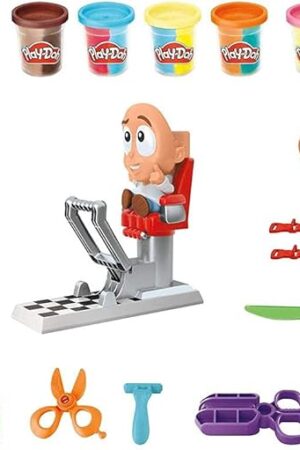 The Play-Doh Crazy Cuts Stylist Set, Hair Salon Toy with Tools & 8 Tri-Color Cans, Back to School Classroom Supplies, Kids Arts & Crafts, Preschool Toys, Ages 3+