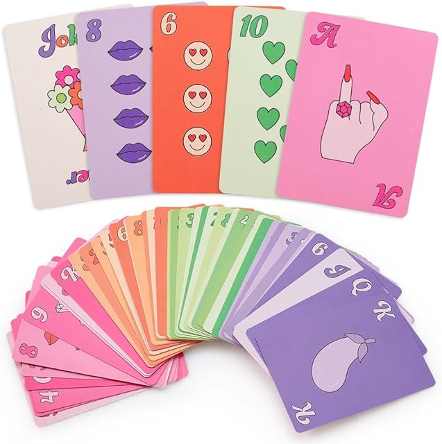 The xo, Fetti Bachelorette Party Card Game, Rainbow Deck of Playing Cards, Poker - Bachelorette Party Decorations, Bride to Be Gift, Bach Party Ideas, Bridal Party Game, Design Cards