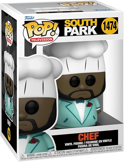 The Funko POP! TV: South Park - Chef in Suit - Collectable Vinyl Figure - Gift Idea - Official Merchandise - for Kids & Adults - Cartoons Fans - Model Figure for Collectors and Display