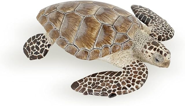 The Papo - Loggerhead Turtle - from 3 Years Old - Marine Life Animals - Realistic Figurine - Educational Toy - Hand-Painted - Collection - Decoration - Children's Gift - Early Years - Playful Toy - 56005