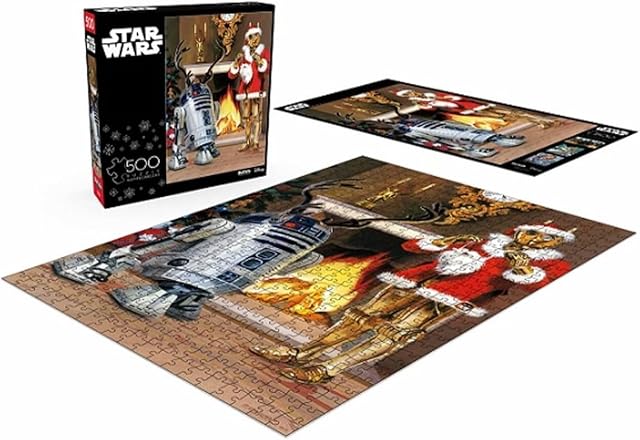 The Buffalo Games - Star Wars - “All I Want for Christmas is R2? - 500 Piece Jigsaw Puzzle for Adults -Challenging Puzzle Perfect for Game Nights - Finished Size is 21.25 x 15.00