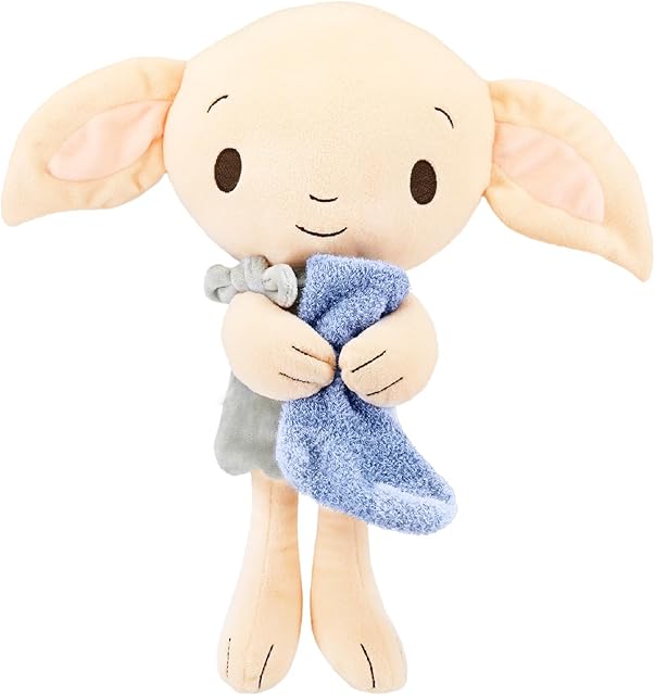 The Kids Preferred Harry Potter Dobby Plush Stuffed Animal The Lovable House Elf Holding His Iconic Sock for Babies, Toddlers, and Kids 15 inches