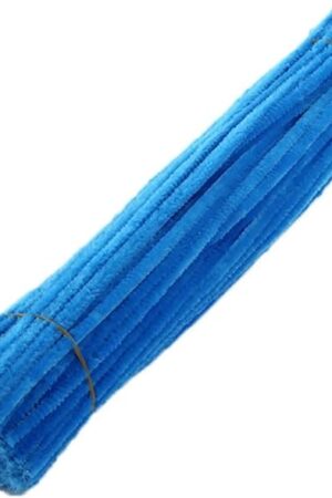 The Pipe Cleaners for Craft Stem Pipe Crafts for Cleaners Arts Set DIY Decoration 100 pcs Chenille Stems(Blue A)