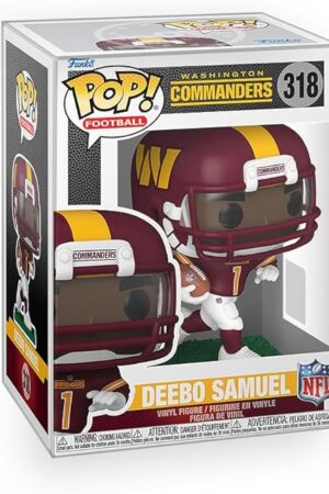 The Pop Football: Commanders - Deebo Samuel Vinyl Figure Bundled with Box Protector Compatible for Funko