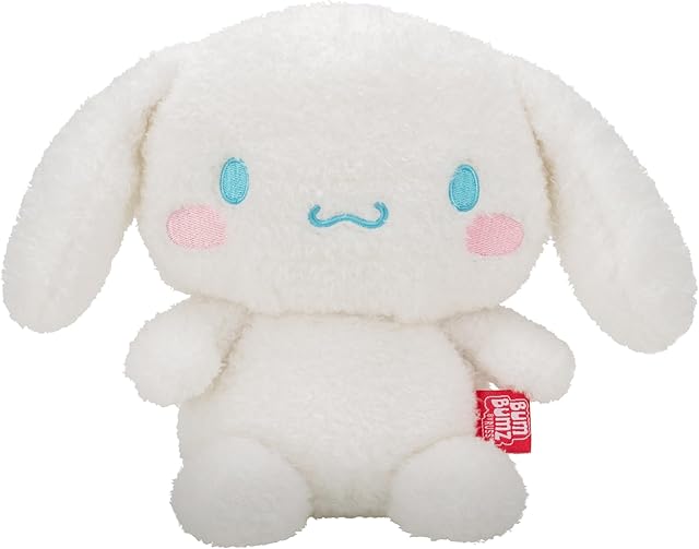 The BumBumz 7.5-inch Hello Kitty and Friends Bumz - Classic Cinnamoroll Plush - Collectible Sanrio Toy - from The Makers of Original Squishmallows - Ages 3+