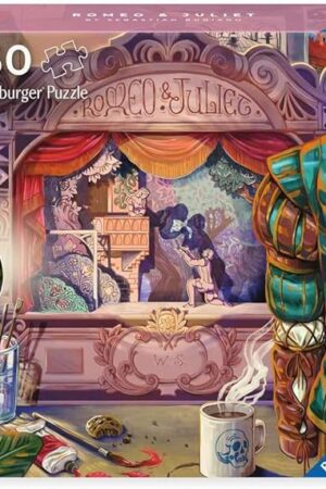 The Ravensburger Art & Soul: Romeo & Juliet 750 Piece Jigsaw Puzzle for Adults - 12000997 - Handcrafted Tooling, Made in Germany, Every Piece Fits Together Perfectly