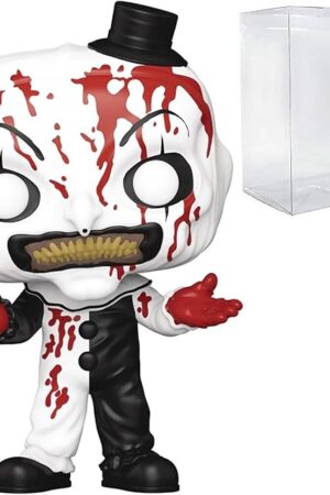 The POP Movies: Terrifier - Bloody Art The Clown Funko Vinyl Figure (Bundled with Compatible Box Protector Case) Multicolor 3.75 inches