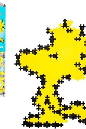 The Plus Plus Puzzle By Number, 275 Piece Interlocking Mini Building Blocks, 2D Puzzle Stem Toy For Kids, Peanuts Merchandise - Woodstock