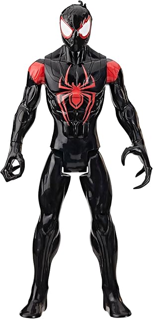 The Spider-Man Marvel VenomVersus Titan Hero Series Miles Morales Action Figure, 12 Inch (30 cm) Super Hero Figures & Toys for Kids Ages 4+