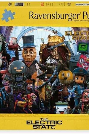 The Ravensburger The Electric State: Drones Never! Bots Forever! 500 Piece Jigsaw Puzzle | Premium Quality Made in Europe | FSC Certified Materials