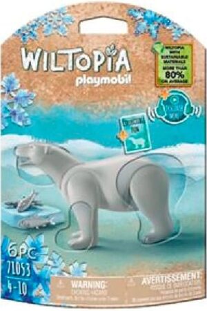The Playmobil Wiltopia Polar Bear Animal Figure