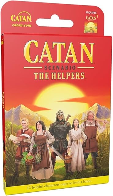 The CATAN The Helpers SCENARIO EXPANSION | Strategy Board Game | Adventure Game | Family Game for Adults and Kids | Ages 12+ | 3-6 Players | Average Playtime 45-90 Minutes | Made by CATAN Studio