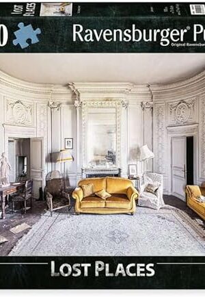 The Ravensburger Lost Places - The Drawing Room - 1000 Piece Jigsaw Puzzle | Forgotten Elegance | Softclick Technology | FSC-Certified Materials