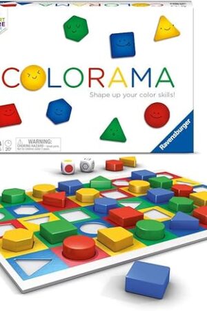 The Ravensburger Colorama Game for Kids - Engaging Pattern & Shape Recognition Fun | Ideal for Ages 3 & Up | Family-Friendly | Learning Made Exciting