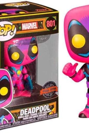 The POP! Marvel 801 Blacklight - Deadpool Blacklight Special Edition