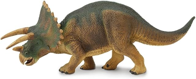 The Safari Ltd. Triceratops Figurine - Detailed 8" Dinosaur Figure - Educational Toy for Boys, Girls, and Kids Ages 3+