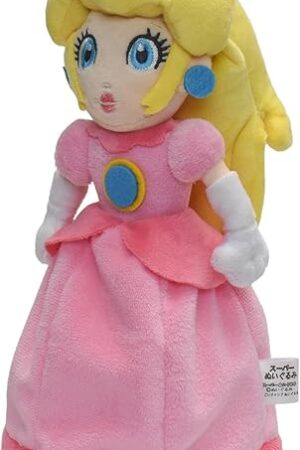 The Princess Peach Plush Toy Princess Peach Doll Collection Mario Plush Stuffed Animals Toys 11 Inch (Pink Sweet Gift for Mario Fans