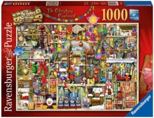 The Ravensburger The Christmas Cupboard, Colin Thompson Jigsaw Puzzle (1000-Piece)