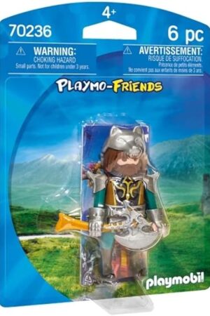 The Playmobil 70236 PlayMO-Friends Wolf Warrior, Fun Imaginative Role-Play, PlaySets Suitable for Children Ages 4+