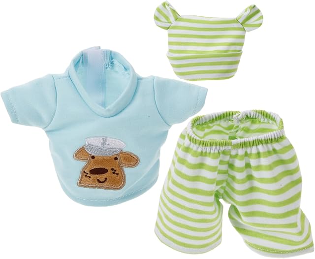 The Toyvian 10 Inch Newborn Baby Doll Clothes with Hat Set Baby Doll Outfits Reborn Jumpsuit Romper Cute Clothing Accessories Sleeping Bag Newborn Girl Boy Stuff