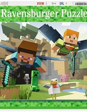 The Ravensburger Minecraft Adventures 200 Piece Jigsaw Puzzle