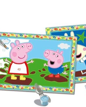 The Ravensburger CreArt Peppa Pig Paint by Numbers Kit for Kids - 23570 - Painting Arts and Crafts for Ages 5 and Up