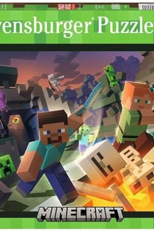 The Ravensburger - Monster Minecraft - 100 Piece Jigsaw Puzzle - XXL Pieces for Easy Assembly - Exciting, Minecraft Villain Imagery - Premium Quality - Ideal Gift - Screen-Free Fun - Children Age 6+