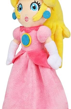 The Princess Peach Plush Toy - 11 Inch Soft Princess Peach Doll, Plush Toy Stuffed Character Collection, Gift for Kids Girls Movie Fans