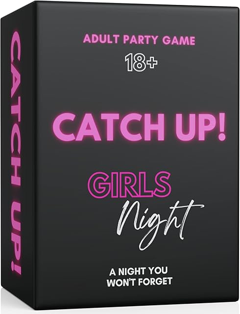 The BETTER US Catch Up! Girls Night 18+ Party Game | Spicy Thought Provoking Conversation Starters for Fun Girls Nights, Bachelorette and Birthday Party