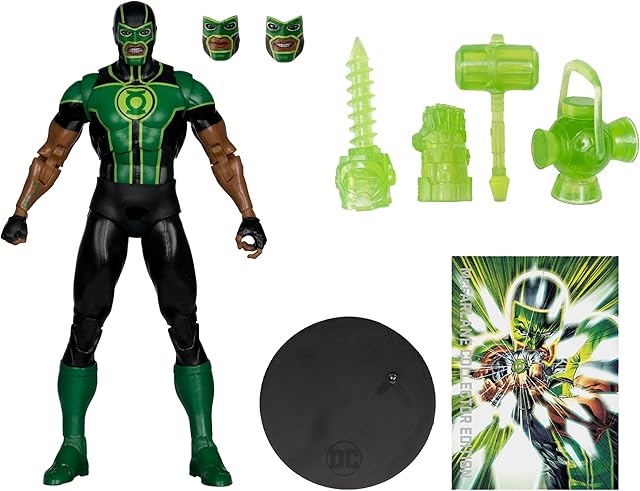 The McFarlane Toys - DC Multiverse Green Lantern (Simon BAZ) 7in Figure McFarlane Collector Edition #26