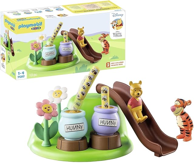 The Playmobil 1.2.3 & Disney: Winnie's & Tigger's Bee Garden