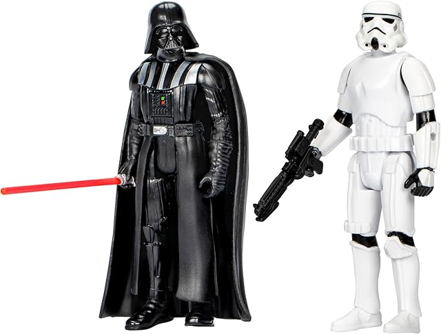 The STAR WARS Epic Hero Series Two Pack, Darth Vader & Stormtrooper 4-Inch Action Figure & Accessories, Toys for 4 Year Old Boys and Girls