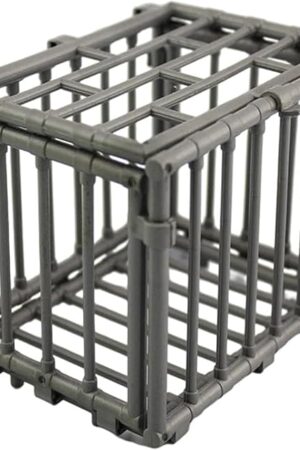 The Plastic Animal Cage Model 1/6 Scale Scene Corral Fencing Accessories Gift, Mini Cage Model for Action Animal Figure
