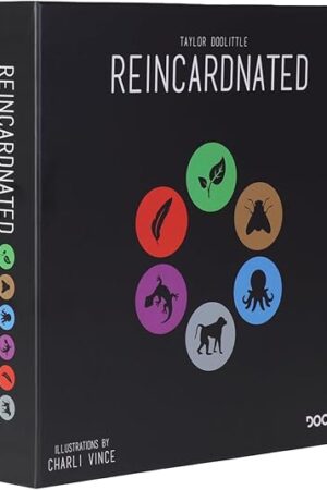 The Reincardnated A Turn-Based Deck Drafting Card Game - Strategy Party Game for 2-6 Players on Family Game Night
