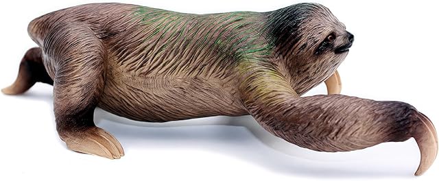 The Gemini&Genius Sloth Toy Figure, Large Wild Animal Jungle Toys, Wild Life Toy for Kids, Great Play Gift, Collection, Cake Topper, Role-Play, Storytelling Prop, Party Supplie, Room Decoration for Kids