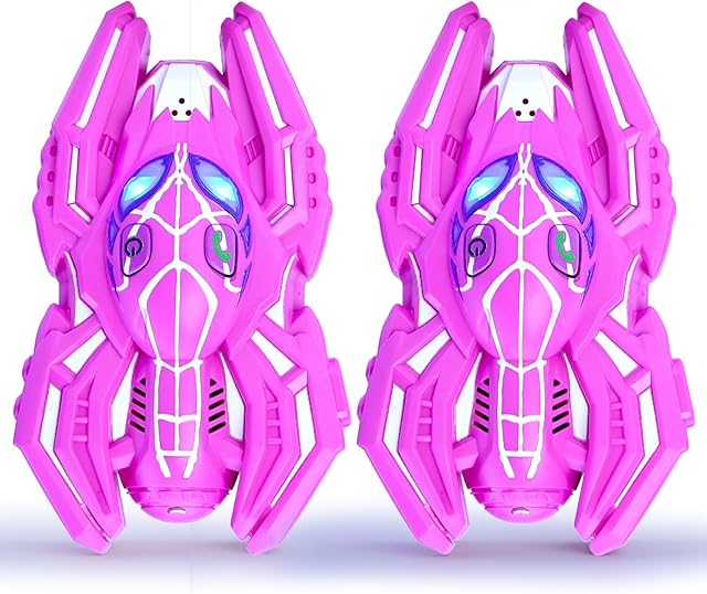 The Spiders Walkie Talkies for Girls Toys|Walkie Talkies for Toddlers Age 3-8 Year Old|Camping Gear Outdoor Hiking Newsletter|Long Distance Wireless Telephone Receiver for 3-5 4-8 Year Old Kids Gifts