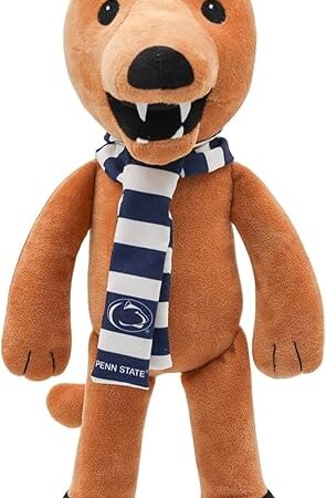 The Plushible 14" Penn State University Nittany Lion Mascot Plush Figure - College Football Ragdoll - Sports Mascot Figure - Soft Plush Material - Surface Washable - All Ages - Rag Dolls Toddlers