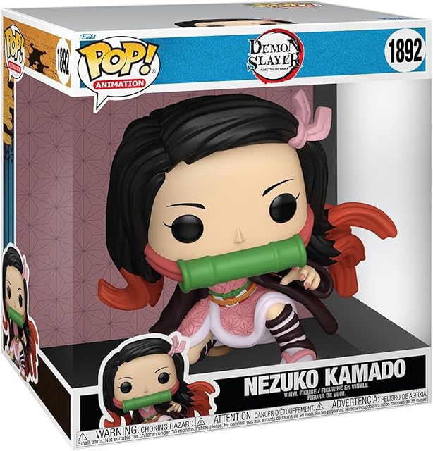 The Funko Pop! Jumbo: Demon Slayer - Nezuko Kamado - Collectable Vinyl Figure - Gift Idea - Official Merchandise - Toys for Kids & Adults - Anime Fans - Model Figure for Collectors
