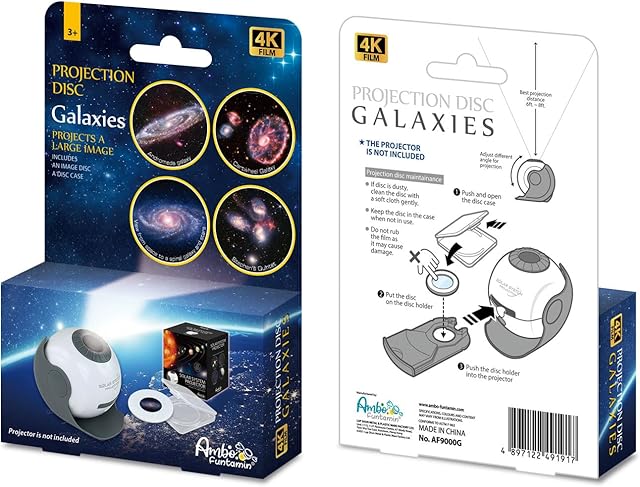 The Projection Disc for Solar System Projector (Galaxies), Suitable for 3 Years Old or Above, Space Exploration