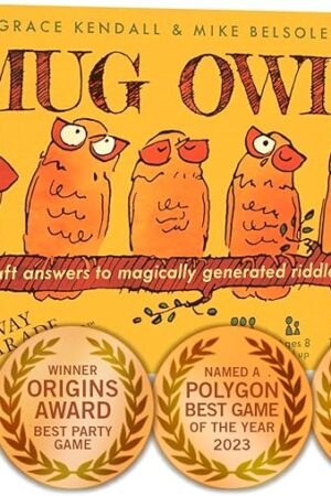 The Runaway Parade Games Smug Owls Card Game - an Award-Winning Hilarious & Creative Riddle-Solving Party Game for Kids and Adults | Fun for The Whole Family | 8+ | 15-20 min | 3-15 Players