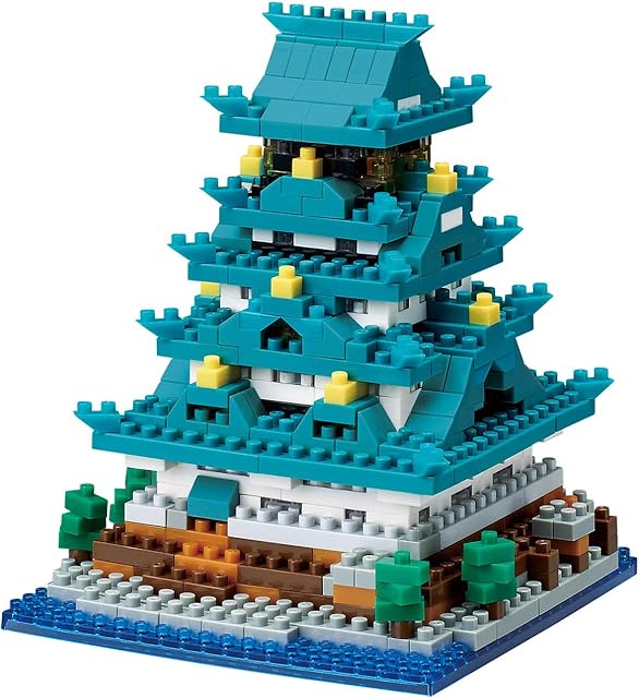 The nanoblock - World Famous Buildings - Osaka Castle, Sight to See Series Building Kit