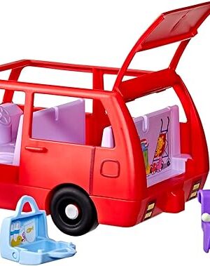 The PEPPA PIG Peppa's Big Family Car with 2 Figures (Fits 5), Toy Car Playset for Girls and Boys 3 and Up