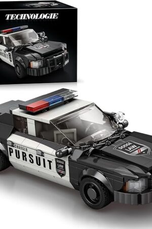 The Police Car Toy Building Blocks Kit, Compatible with Lego Cars, Speed ​​Champions Car Building Set Toys, Gift for Adults, Teens and Kids (404 PCS)