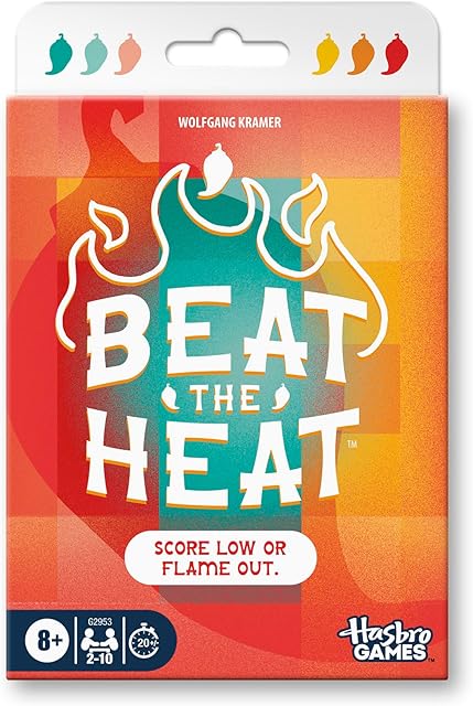 The Beat The Heat Game | Family Party Card Game for Kids and Adults | Ages 8+ | 2 to 10 Players | 20 Mins. | Easy to Learn Strategy Card Games for Groups
