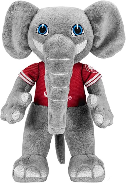 The Bleacher Creatures Alabama Crimson Tide Al The Elephant 10" Mascot Plush Figures